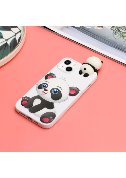 Yx Style Mini Figürü Dekor Telefon Kılıfı iPhone15 Plus Desen Baskı Ince Tpu Telefon Kabuk Panda (Yurt Dışından) fiyatları