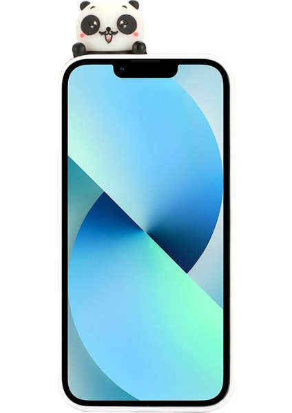 Yx Style Mini Figürü Dekor Telefon Kılıfı iPhone15 Plus Desen Baskı Ince Tpu Telefon Kabuk Panda (Yurt Dışından) modelleri