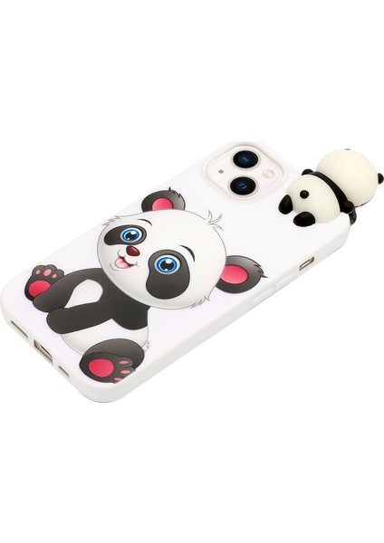 Yx Style Mini Figürü Dekor Telefon Kılıfı iPhone15 Plus Desen Baskı Ince Tpu Telefon Kabuk Panda (Yurt Dışından) fırsatları
