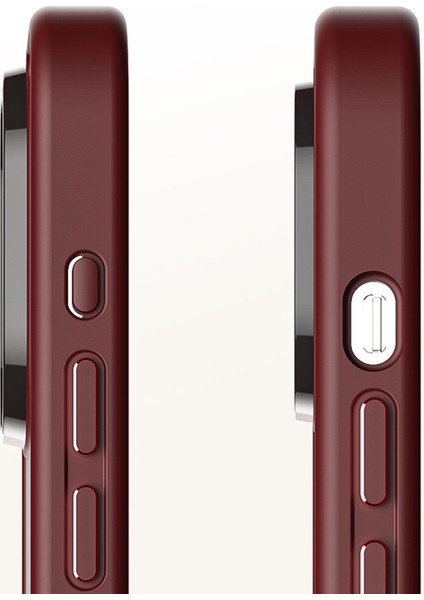 iPhone15 Plus Için Anti Drop Slim Case Plus Mat Cilt Touch Tpu+Pc Telefon Kapağı Magsafe-Purple ile Uyumlu (Yurt Dışından)