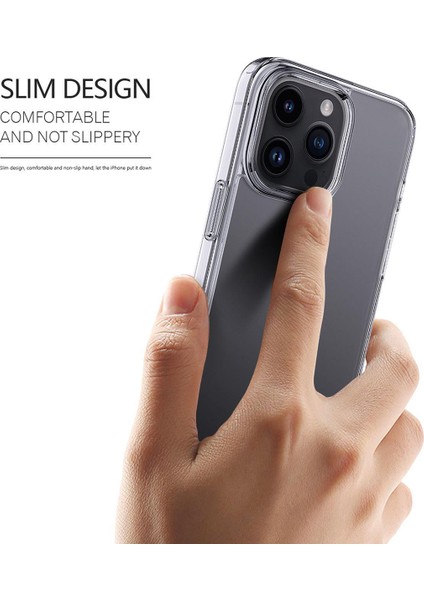iPhone15 Pro Max Cep Telefon Kılıfları Mat Tpu+Pc Anti-Drop Geri Kapak Şöhretli (Yurt Dışından)