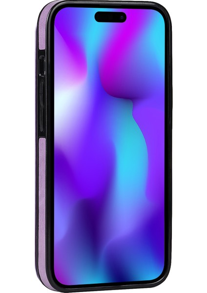 iPhone15 Pro Cep Telefonu Kılıfı Için Baskılı Mandala Çiçek Pu Deri+Tpu Fall Anti-Fall Kapak-Moral (Yurt Dışından)