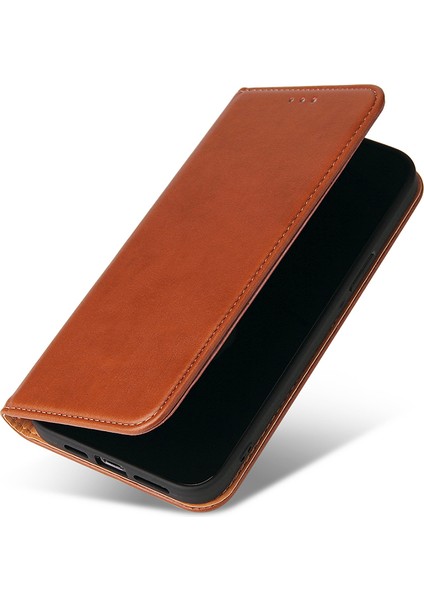 iPhone15 Pro Case Manyetik Otomatik Kapanış Pu Deri Telefon Kapak Kılıfı (Yurt Dışından) fırsatları