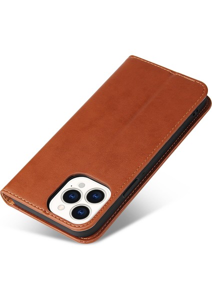 iPhone15 Pro Case Manyetik Otomatik Kapanış Pu Deri Telefon Kapak Kılıfı (Yurt Dışından) indirimleri