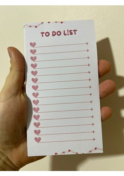 To Do List Çek Kopar 30 Sayfa