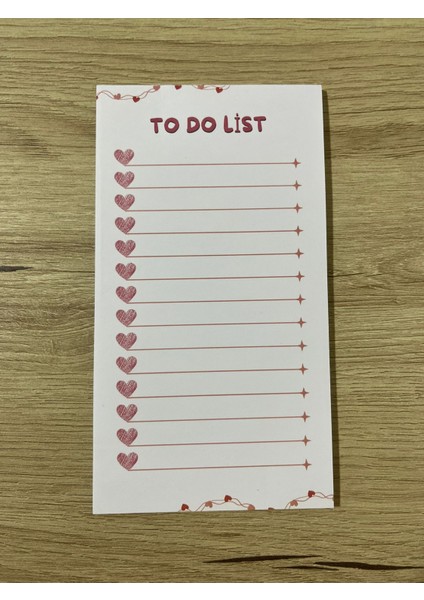 To Do List Çek Kopar 30 Sayfa