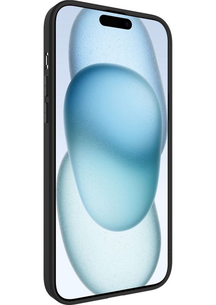 iPhone15 Plus Kılıf Anti-Çizgi Pu Deri+Pc+Tpu Telefon Kapak Dokunma Dokusu (Yurt Dışından)