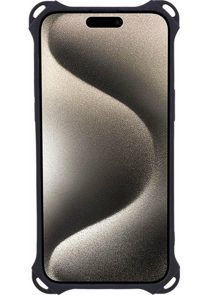 iPhone15 Pro Max Case Bırak-Kötü Tpu Kart Yuvası Telefon Kapağı (Hassas Kesim) -Black (Yurt Dışından)