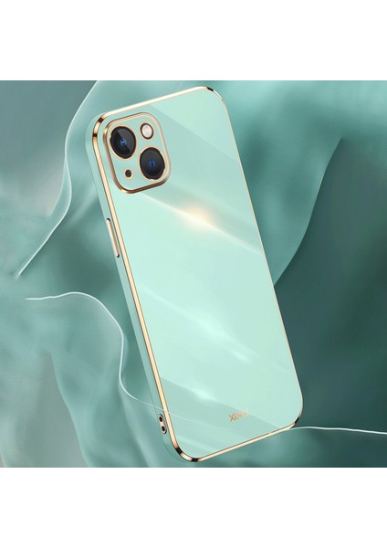 iPhone15 Elektraplatma Gold Edge Telefon Kılıfı Tpu Damla Damla Arka Kapak Black (Yurt Dışından) fiyatları