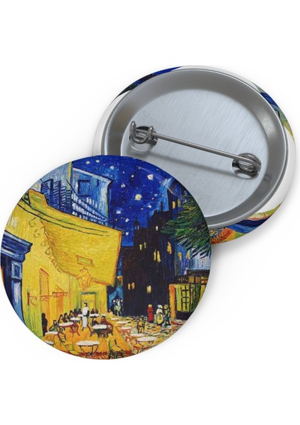 "van Gogh 1" 58 mm Su Geçirmez Metal Rozet