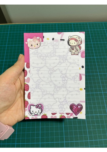 Hello Kitty A6 Boy Çek Kopar Defter