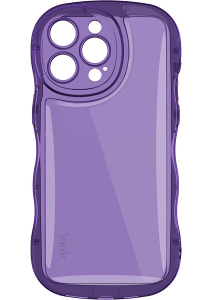 iPhone15 Pro Max Case Başka Droah Kasa Tpu Küresel Dava Çerçeve Telefon Korustan Koruncu Tüm Mor Mor (Yurt Dışından)