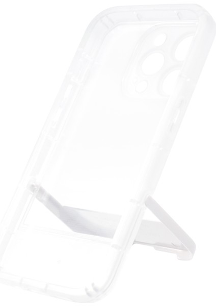 Kickstand ile iPhone15 Pro Case Pc+Tpu Telefon Kasası Için Şok Geçirmez Kapak (Yurt Dışından)