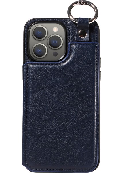 Kickstand-Sapphire ile iPhone15 Pro Max Case Pu+Tpu Telefon Kapağı Için Koruyucu Kılıf (Yurt Dışından) modelleri