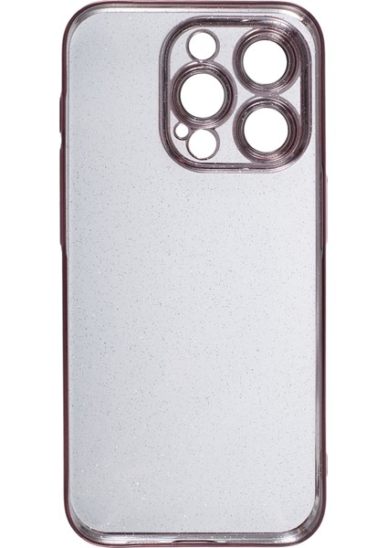 iPhone15 Pro Pc Telefon Kılıfı Için Lens Koruyucu Golü ile Ince Ince Parıltılı Kapak (Yurt Dışından) fiyatları