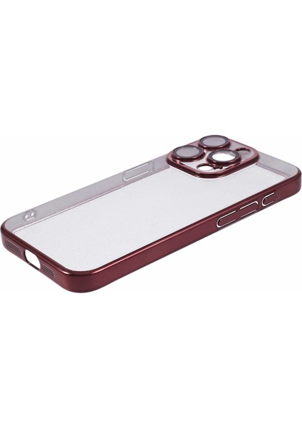 iPhone15 Pro Pc Telefon Kılıfı Için Lens Koruyucu Golü ile Ince Ince Parıltılı Kapak (Yurt Dışından) fırsatları
