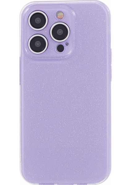 iPhone15 Pro Max Case Glitter Powder Esnek Tpu Telefon Koruyucu Kapak Morası (Yurt Dışından)