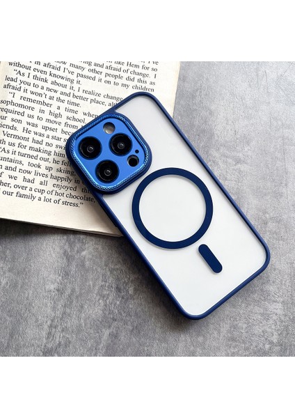 Magsafe Shockproof Tpu+Pc Ince Telefon Kapak Sapfire ile Uyumlu iPhone15 Pro Kılıfı Için (Yurt Dışından) fiyatları