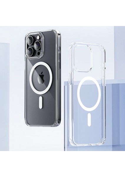 iPhone15 Pro Magnetic Telefon Kılıfı Şok Geçirmez Tpu+Pc Kabuğu Magsafe-Tövbe ile Uyumlu (Yurt Dışından) fiyatları