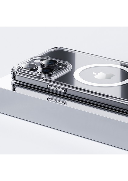 iPhone15 Pro Magnetic Telefon Kılıfı Şok Geçirmez Tpu+Pc Kabuğu Magsafe-Tövbe ile Uyumlu (Yurt Dışından) fırsatları