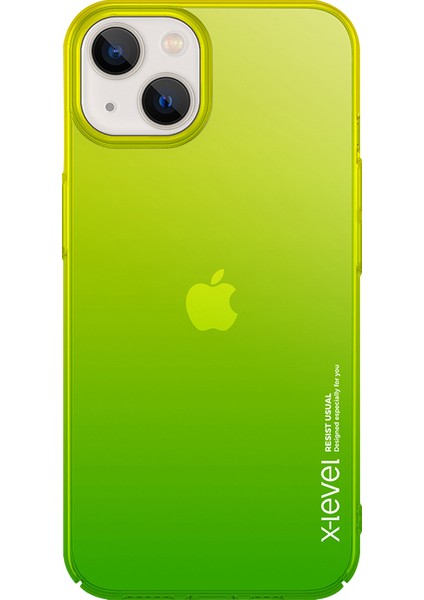 iPhone15 Için Renkli Serisi Sabit Pc Kılıfı Renk Arka Koruyucu Telefon Kapak Sarı Sarı (Yurt Dışından)