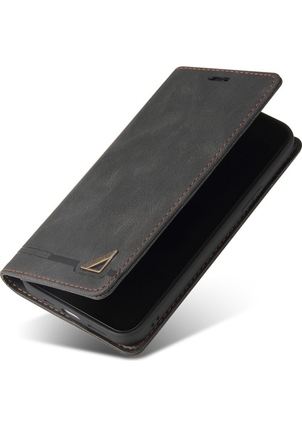 iPhone15 Pro Max Tuş Duygu Telefon Kılıfı Rfıd Blowantıng Pu Deri Stand Cüzdan Kapak Black (Yurt Dışından) indirimleri