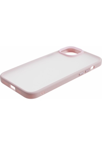 iPhone15 Plus Koruyucu Tpu+Akrilik Mat Telefon Kabuk Pembe (Yurt Dışından)