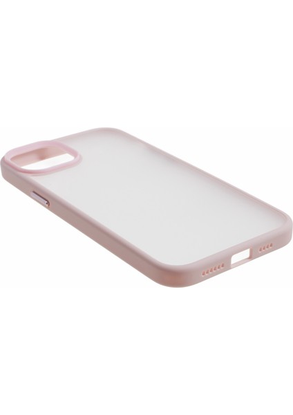 iPhone15 Plus Koruyucu Tpu+Akrilik Mat Telefon Kabuk Pembe (Yurt Dışından)