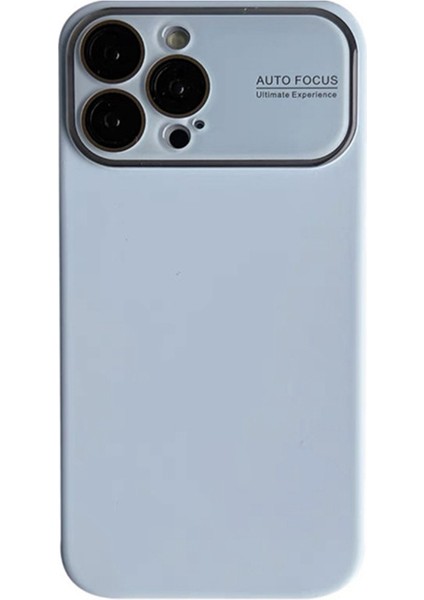 iPhone15 Pro Case Sıvı Silikon Telefon Kapağı Lens Cam Film Baby Mavisi (Yurt Dışından)