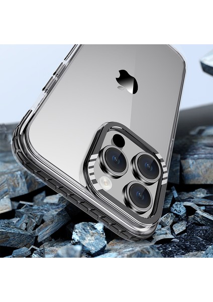 iPhone15 Pro Max Anti-Drop Hard Pc+Tpu Telefon Kapağı Metal Lensli Çerçeve Kırmızısı (Yurt Dışından) modelleri