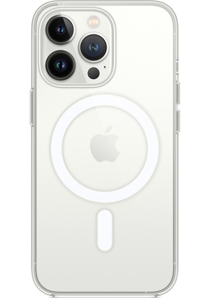 iPhone15 Pro Max Clear Case Hard Pc Manyetik Telefon Kapağı Magsafe ile Uyumlu (Yurt Dışından)