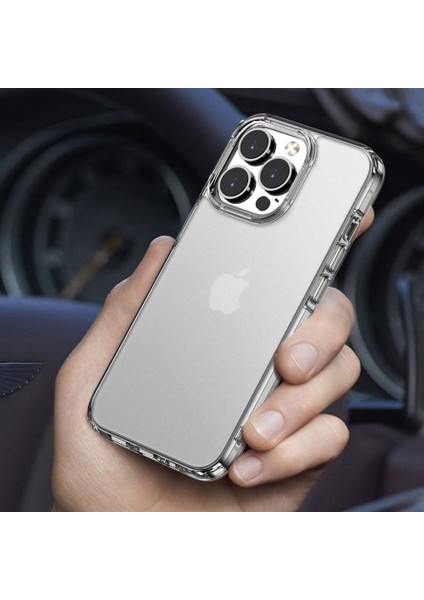 iPhone15 Pro-Matte Telefon Kapağı Yarı Saydam Pc+Tpu Hibrit Koruyucu Koruyucu Kılıf Koruması (Yurt Dışından) indirimleri