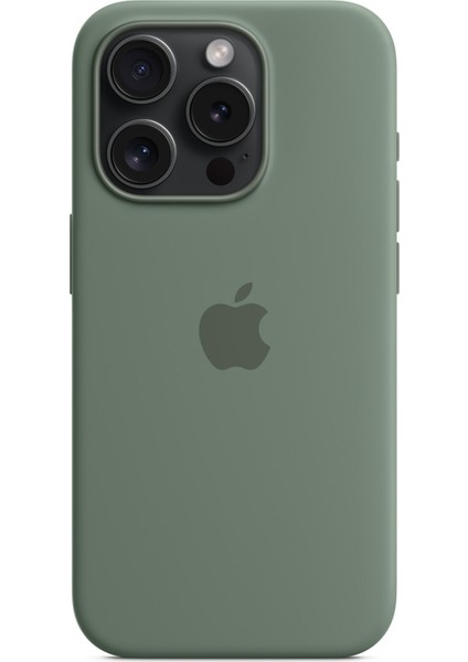 iPhone15 Pro Max Maks Sıvı Sıvı Silikon Telefon Koruyucu Kapak Kabuk Yeşilliği (Yurt Dışından)