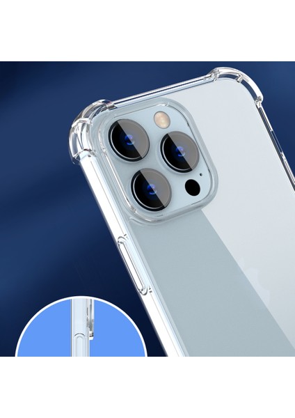 iPhone15 Pro For Clear Four Corner Fall Anti-Fall Tpu Frame+Akrilik Arka Kapak Telefon Kılıfı (Yurt Dışından)