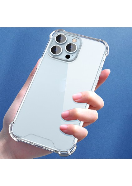 iPhone15 Pro For Clear Four Corner Fall Anti-Fall Tpu Frame+Akrilik Arka Kapak Telefon Kılıfı (Yurt Dışından)