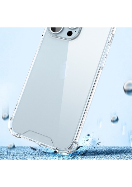 iPhone15 Pro For Clear Four Corner Fall Anti-Fall Tpu Frame+Akrilik Arka Kapak Telefon Kılıfı (Yurt Dışından)
