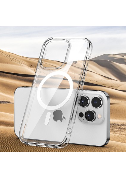 iPhone15 Plus Için Aurora Serisi Plus Tpu+Pc Clear Phone Case Magsafe-Tövbe ile Uyumlu Manyetik Anti-Çizelge Kapağı (Yurt Dışından) indirimleri