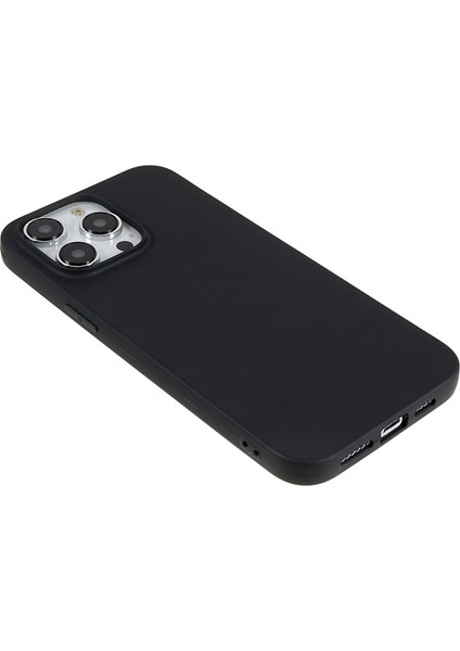 iPhone15 Pro Tpu Için Back Shell Damla Koruma Mat Koruyucu Kapak Telefon Kılıfı Black (Yurt Dışından) modelleri