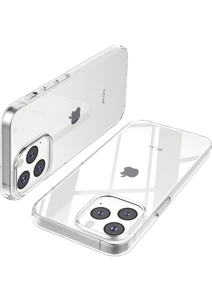 iPhone15 Pro Max Clear Tpu Telefon Kılıfı+Çizgi Anti Kamera Filmi+2.5d Arc Edge Temperli Cam Ekran Koruyucu (Yurt Dışından)