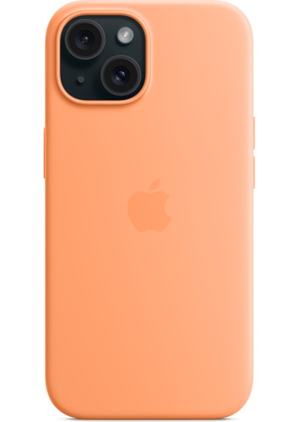 iPhone15 Plus Kasa Mobil Koruyucu Kabuk-Turuncu Için Silikon Telefon Kapağı (Yurt Dışından)