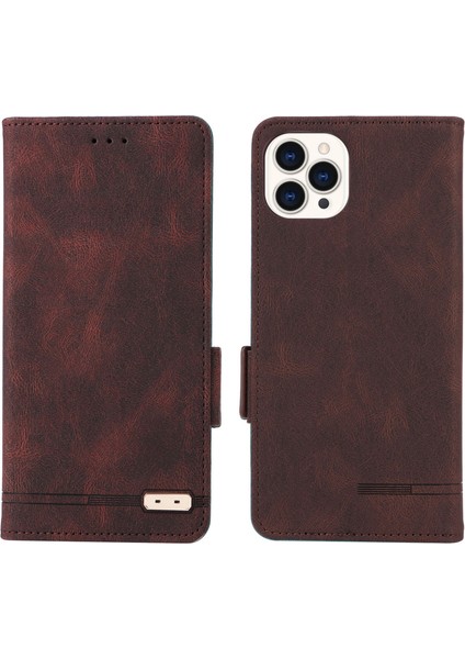 iPhone15 Pro Donanım Dekoru Için Telefon Kılıfı Pu Deri Cüzdan Stand Kapak Koffeti (Yurt Dışından)