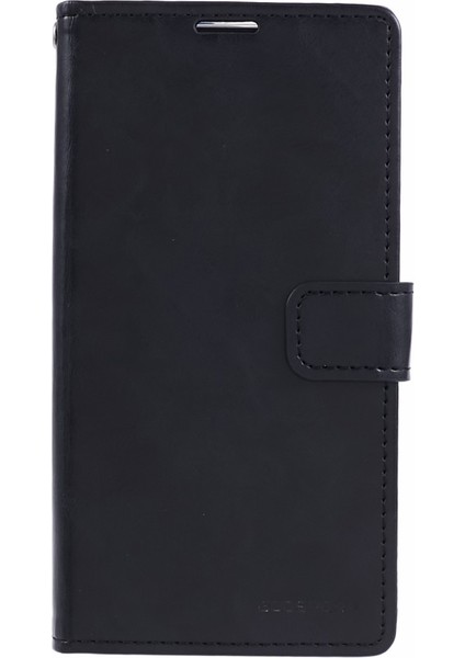 iPhone15 Pro Case Cüzdan Pu Deri Kapak Black Için Blue Moon (Yurt Dışından)