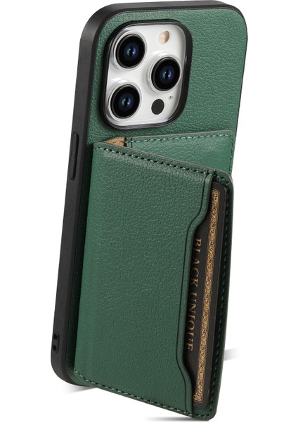 iPhone15 Prof Pro Balf Dokusu Için Telefon Kılıf Kart Yuvaları Koruyucu Kapak Yeşil (Yurt Dışından) fiyatları