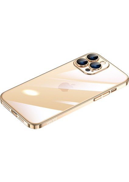 Jingjia Serisi iPhone15 Pro Temperli Cam Lens Film Elektrapan Sert Pc Telefon Kılıfı Kılıfı Için Temiz Telefon Kapağı (Yurt Dışından)