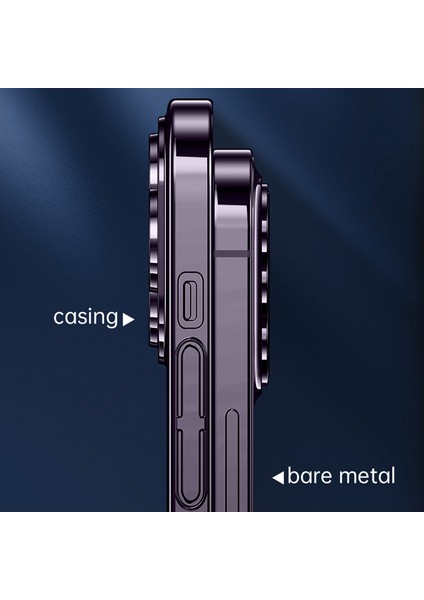 Jingjia Serisi iPhone15 Pro Temperli Cam Lens Film Elektrapan Sert Pc Telefon Kılıfı Kılıfı Için Temiz Telefon Kapağı (Yurt Dışından) indirimleri
