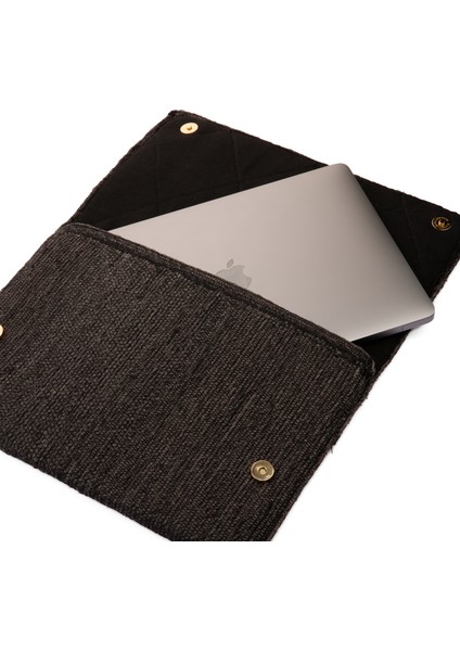 Siyah MACBOOK Clutch Çanta