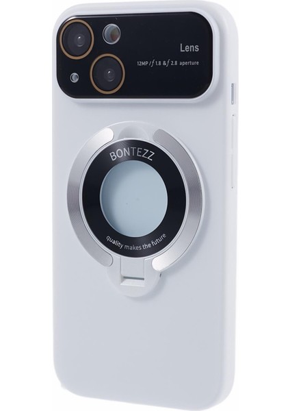 iPhone14 Plus Artı Sert Pc Case Kickstand Telefon Koruyucusu Magsafe-White ile Uyumlu (Yurt Dışından)