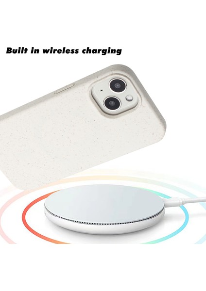 iPhone14 Için Çevre Dostu Buğday Samanı+Tpu Manyetik Telefon Kapak-Beyaz (Yurt Dışından) indirimleri