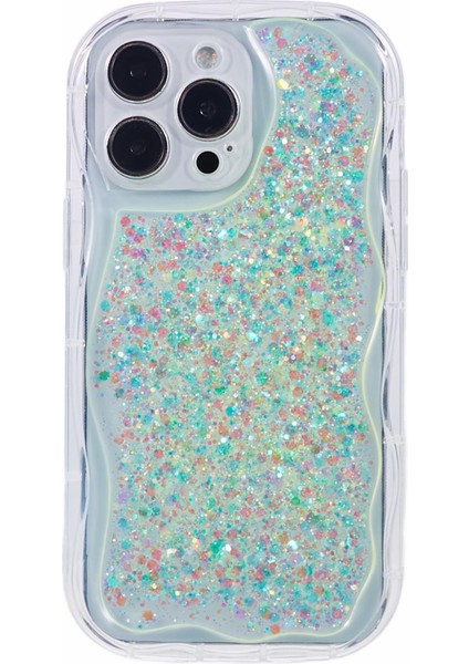 iPhone14 Pro Case Epoksi Bling Pulins Için Jtw Serisi Tpu Telefon Geri Kapak Yeşili (Yurt Dışından)