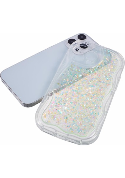 iPhone14 Pro Case Epoksi Bling Pulins Için Jtw Serisi Tpu Telefon Geri Kapak Yeşili (Yurt Dışından)